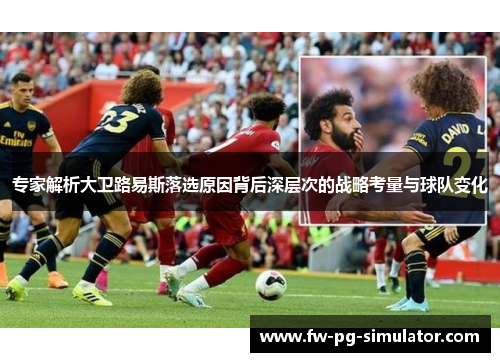专家解析大卫路易斯落选原因背后深层次的战略考量与球队变化 专家解析大卫路易斯落选原因背后深层次的战略考量与球队变化