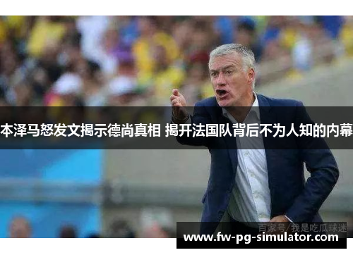 本泽马怒发文揭示德尚真相 揭开法国队背后不为人知的内幕 本泽马怒发文揭示德尚真相 揭开法国队背后不为人知的内幕